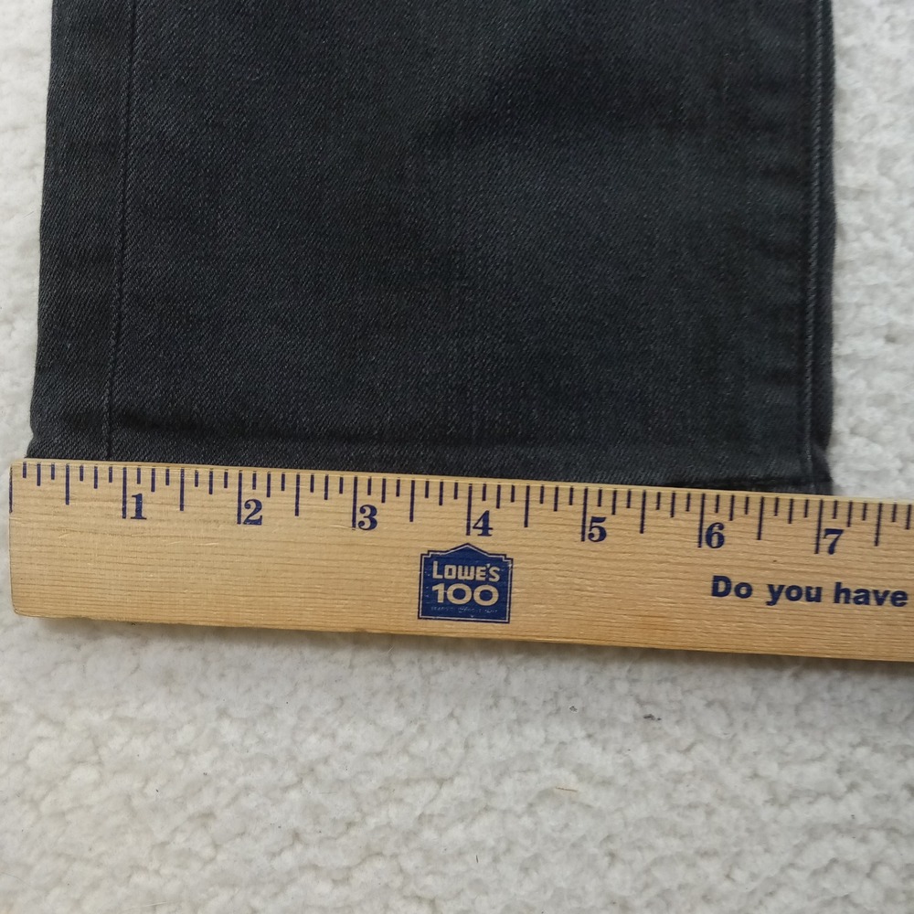 Old Navy Mens Skinny Jeans Black Denim Pants 36x30 Stretch Casual Dark Wash - Picture 9 of 10